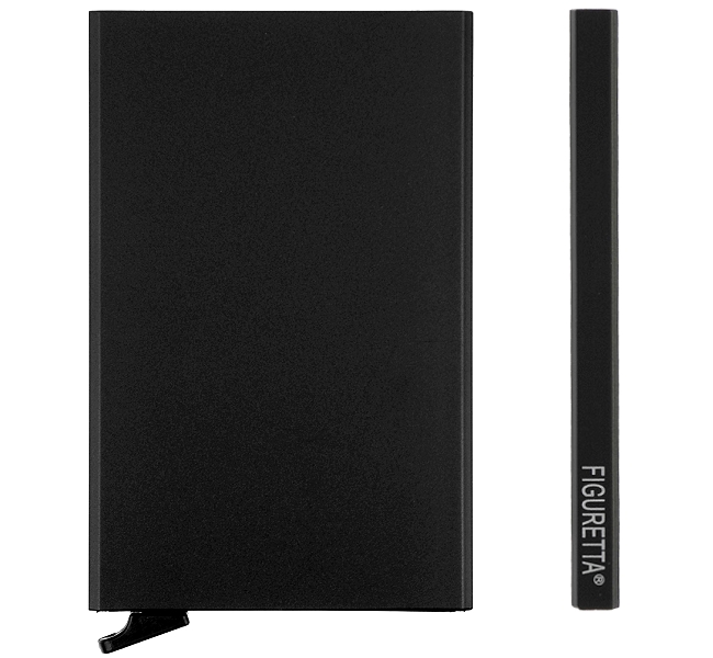 FIGURETTA, Aluminium, Synthetic, Kartenmäppchen, Kreditkartenetui, Mäppchen, EC, Kredit, Karten, Metall, Etui, credit card case