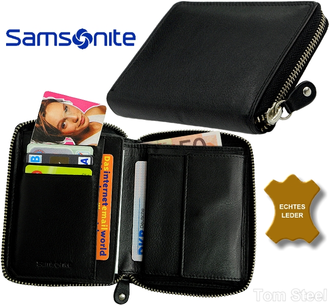 Samsonite, Geldboerse, Portmonee, Brieftasche, Portemonnaie, Geldbeutel, Geldtasche, wallet, purse