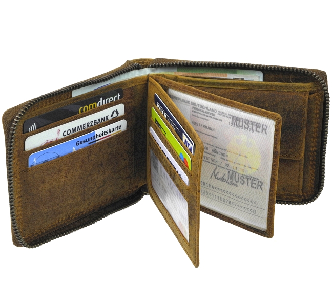 WILD, Geldboerse, Portemonnaie, Geldbeutel, Brieftasche, Geldtasche, wallet, purse